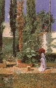 Mariano Fortuny y Marsal Fortuny-s Garden oil painting picture wholesale